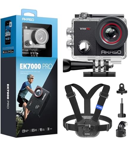 Amazon.com : AKASO EK7000 Pro Action Camera and 42 in 1 Action
